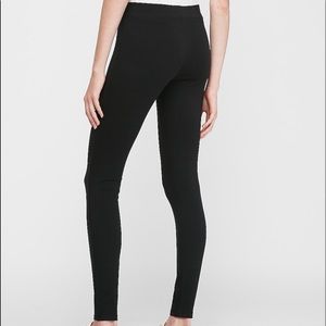 Express Mid Rise Ponte Knit Leggings